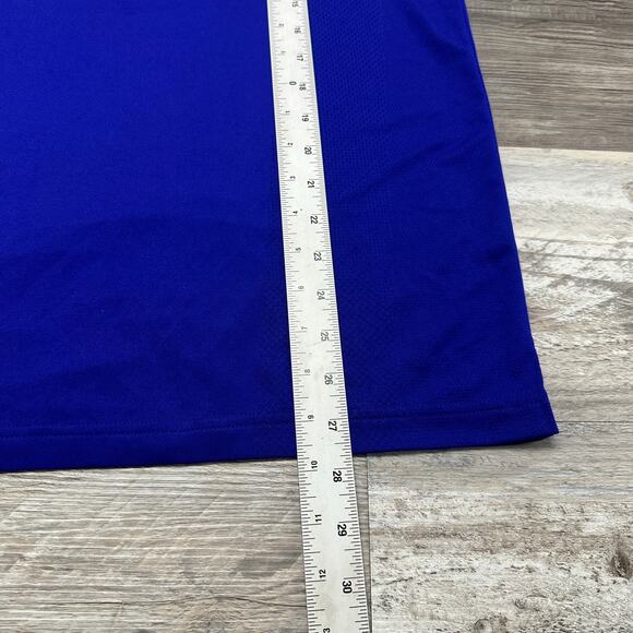 Ralph Lauren RLX Blue Pink Mens M Short Sleeve Performance Golfer Polo Shirt EUC - Picture 7 of 8